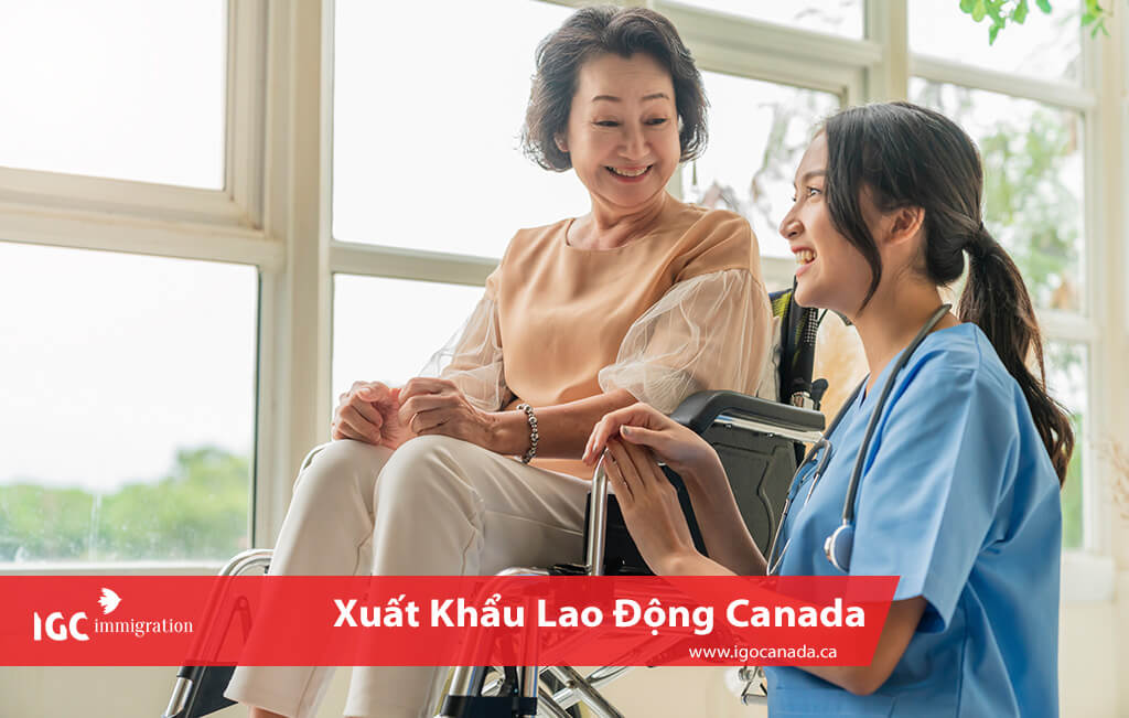 Nhân viên chăm sóc y tế là nghề cần nhân lực khi lao động tại canada