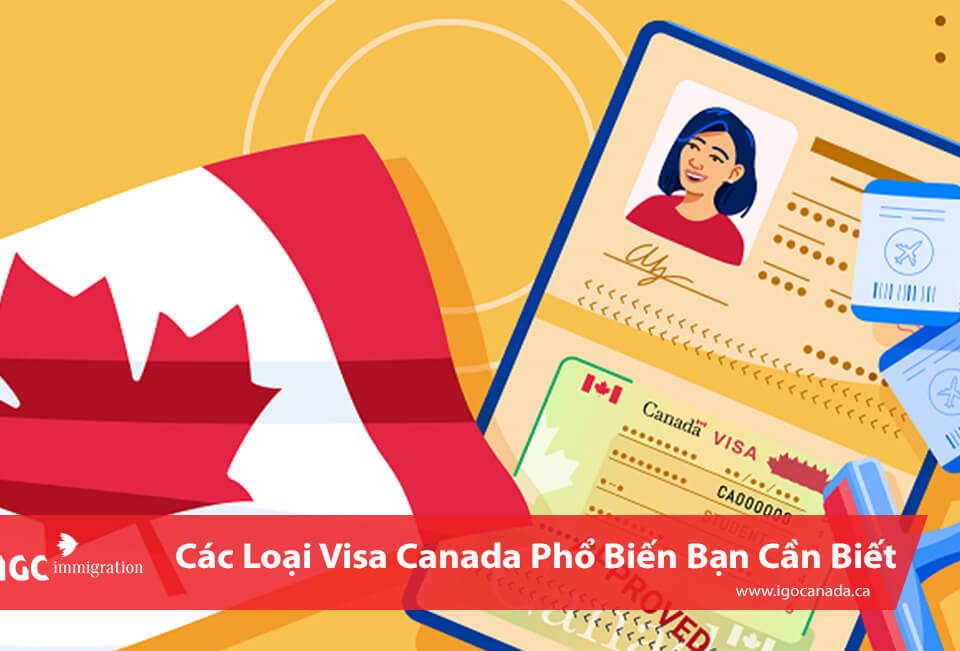 cac loai visa canada pho bien hien nay